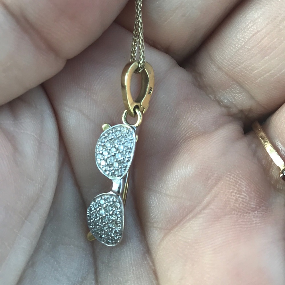 ROBERTO COIN TINY TREASURES DIAMOND SUNGLASSES.